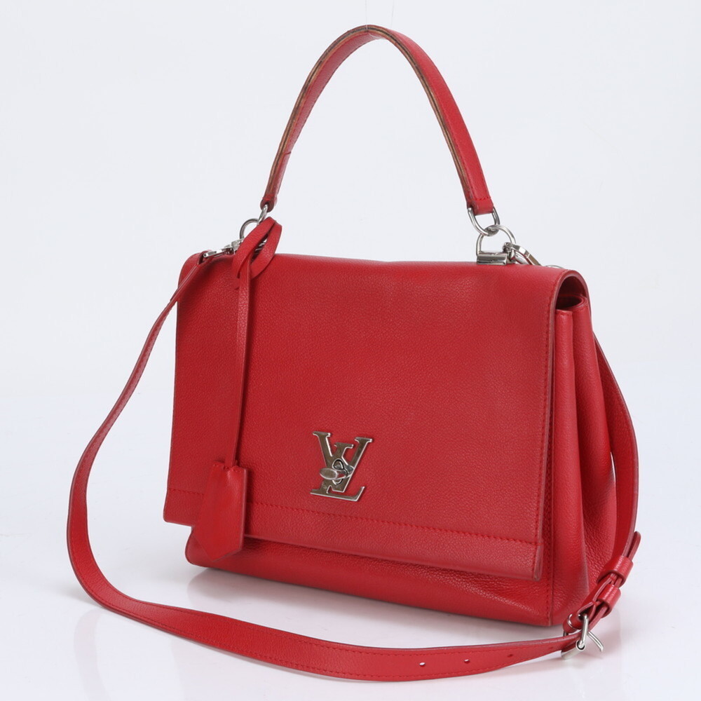 Louis Vuitton Lockme 2 Ruby M50363 Leather 2-Way Shoulder Bag, Crossbody Hand... - Picture 2 of 16